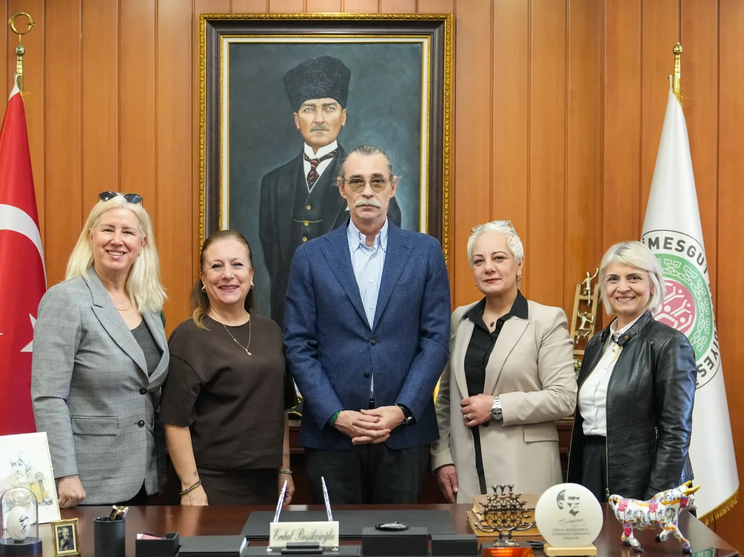 ETİMESGUT BELEDİYE BAŞKANIMIZA PROJEMİZİ SUNDUK